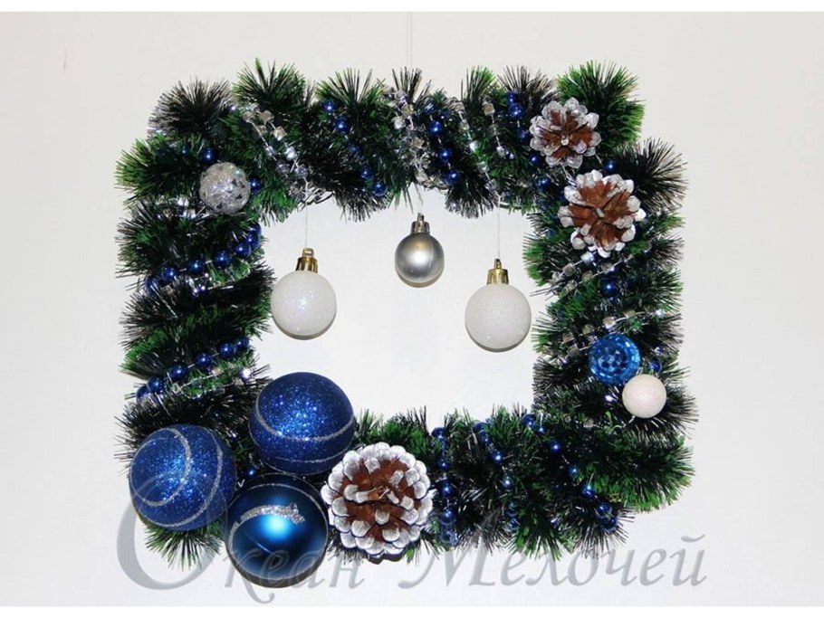 Украшения из мишуры