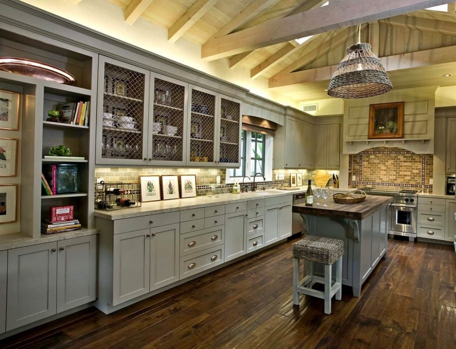 Кухня в стиле фармхаус Кантри