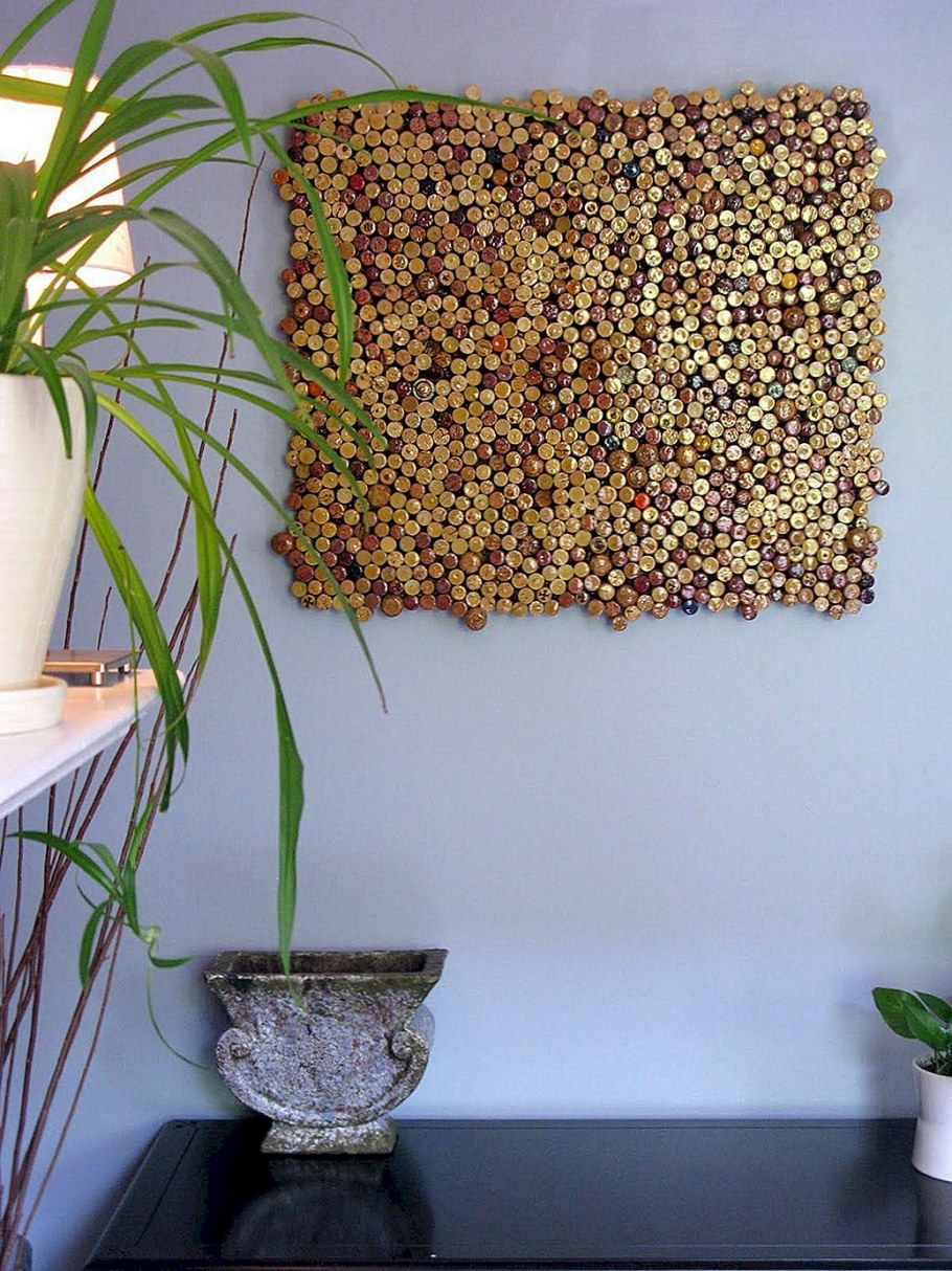 Панно из пробок от вина