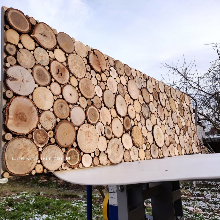 Спилы дерева для декора