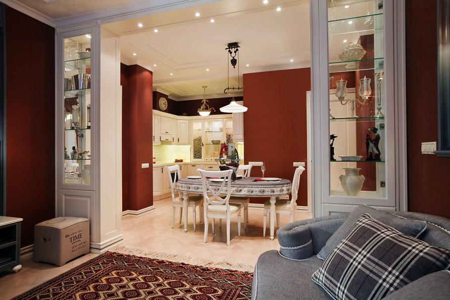 Неоклассика гостиная 52квадра