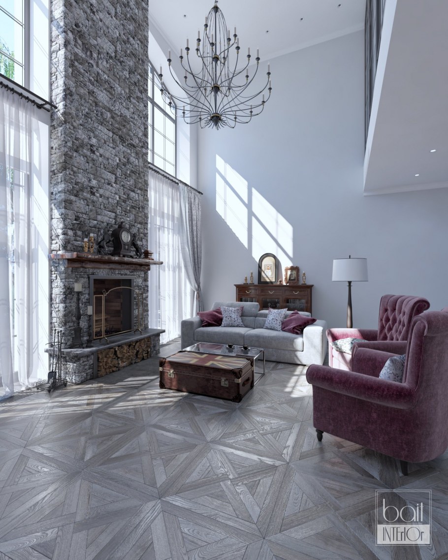 Гостиная лофт второй свет