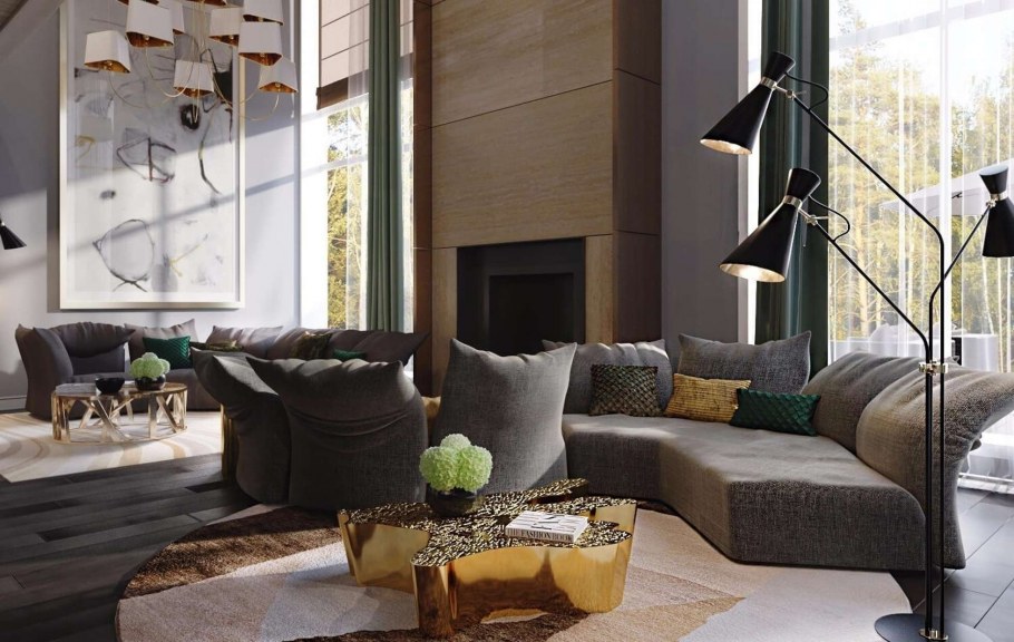 Гостиная со вторым светом