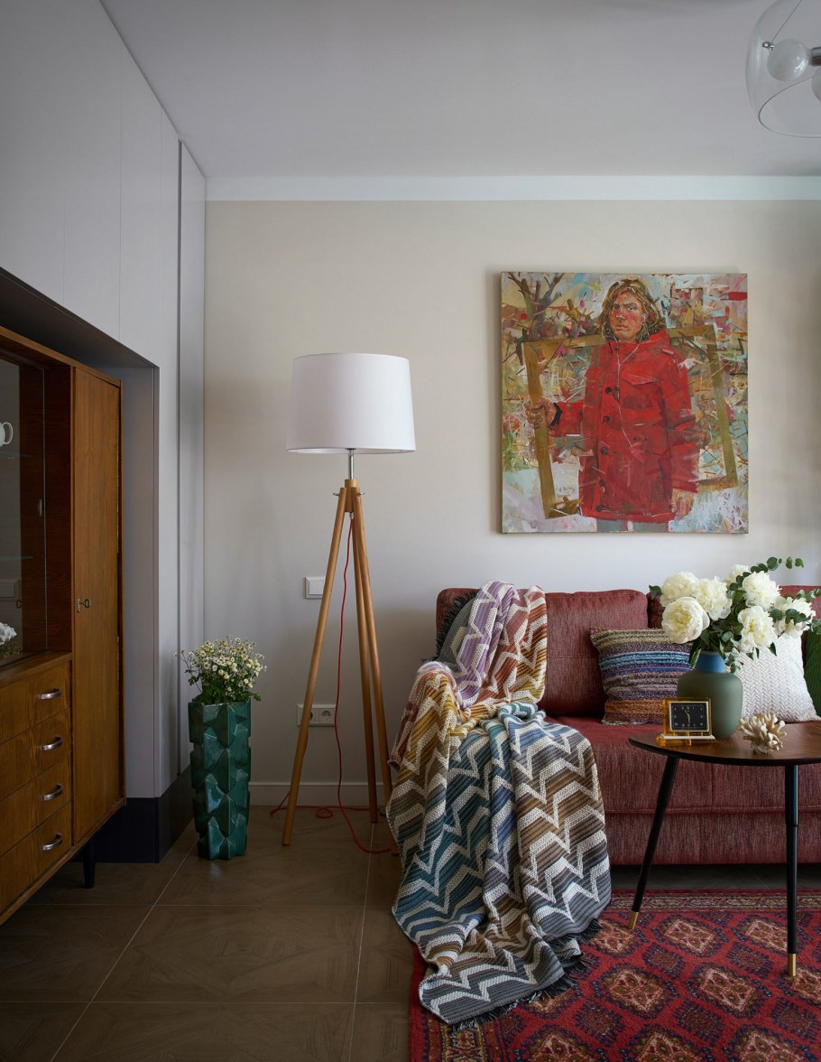 Ретрофутуризм интерьер 70