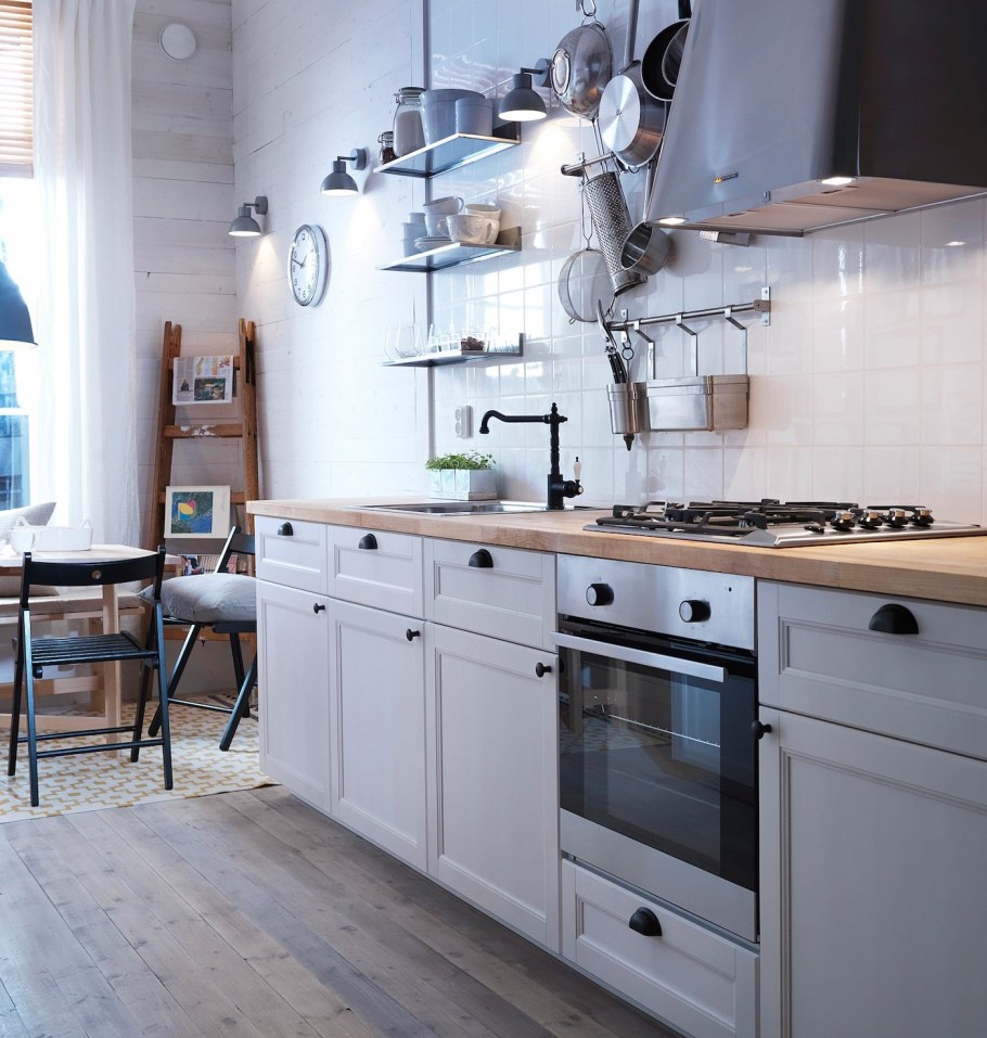 Кухня икеа Лаксарби (ikea Laxarby)
