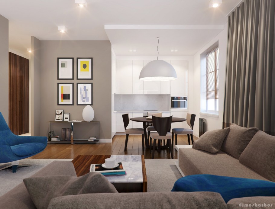 Единый стиль во всей квартире