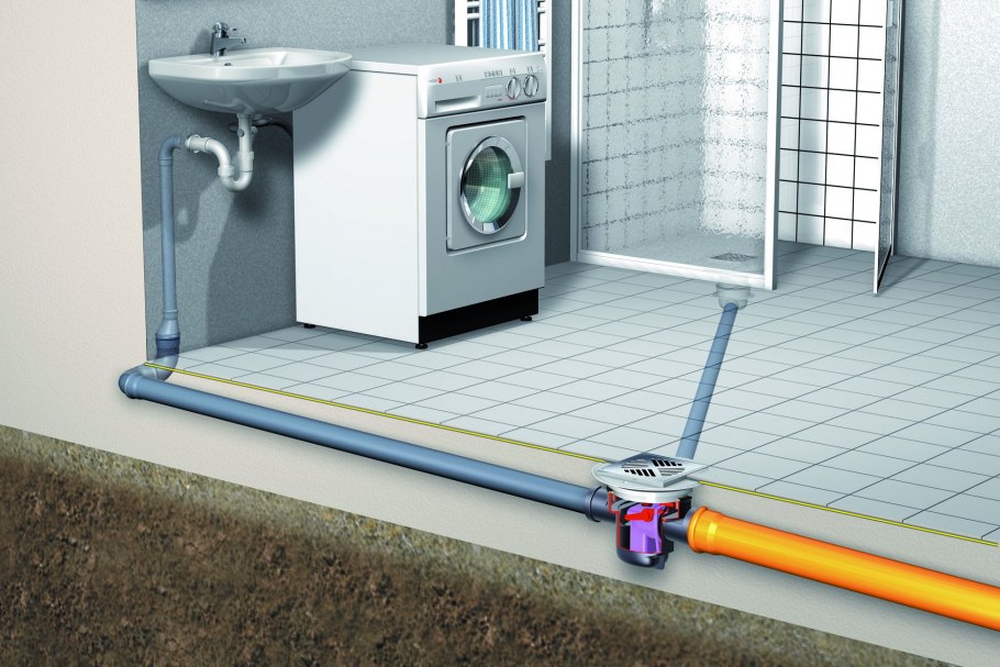 Канализационная труба для стиральной машины