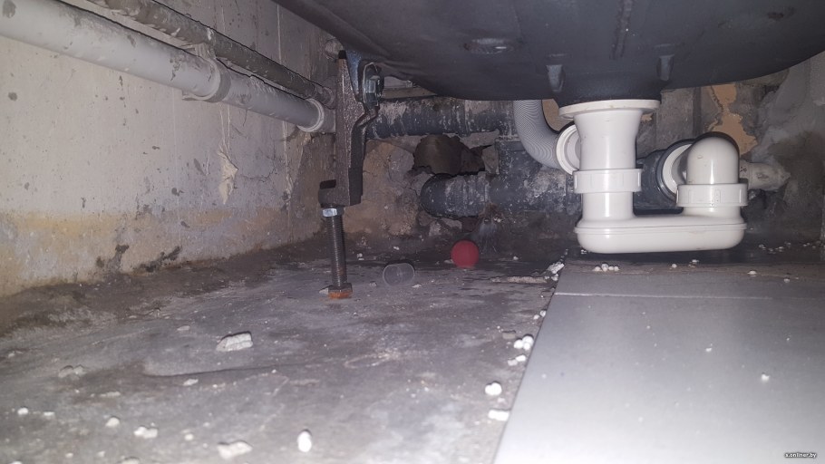 Канализация под ванну