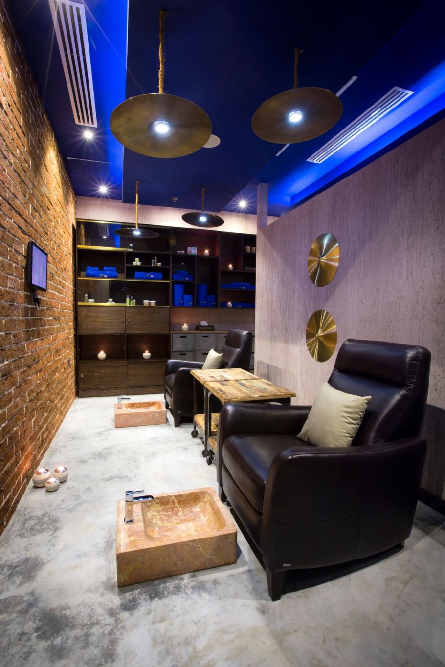 Кухня-гостиная в стиле лаунж