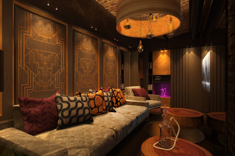 Интерьер Lounge Hookah