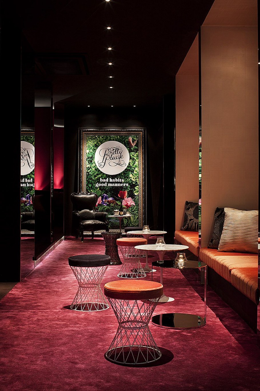 Лаунж бар дизайн интерьера