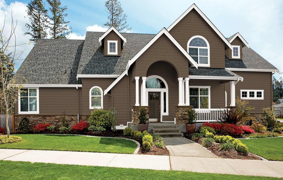 Модные цвета домов