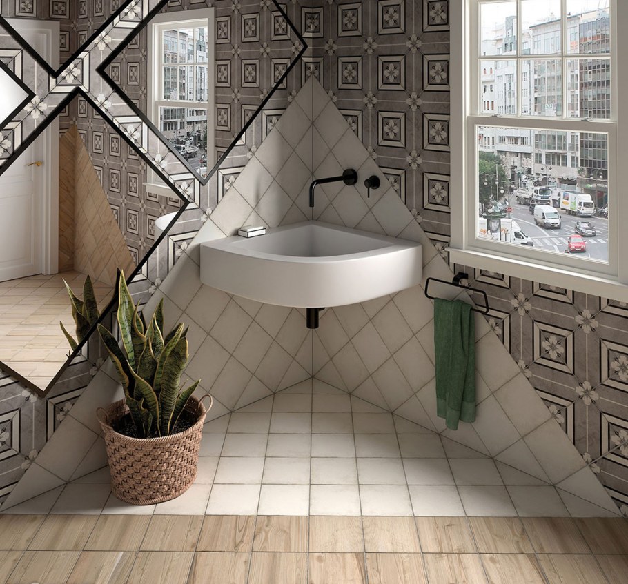 Equipe Art nouveau 24387 Bone керамогранит 20х20