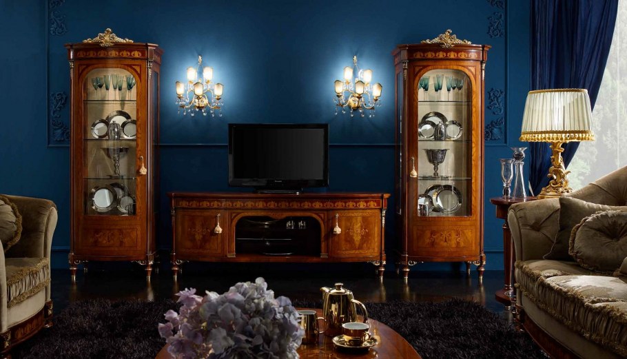 Италия гостиная мебель классика Маджолини