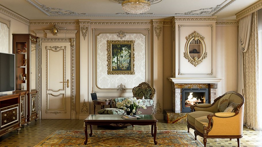 Стиль Барокко в интерьере