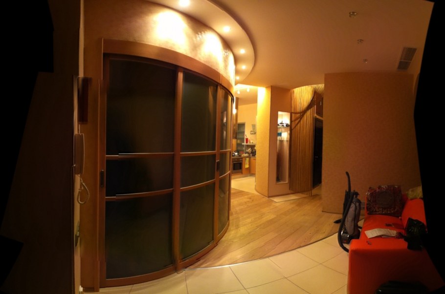 Радиусные раздвижные двери межкомнатные