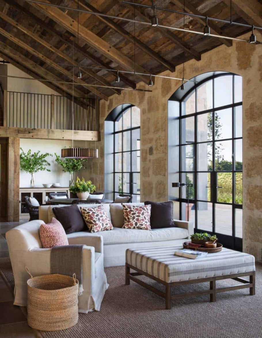 Рустик Модерн интерьер