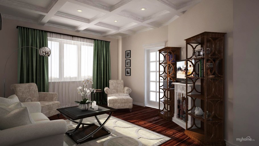 Интерьер 3-х комнатной квартиры 60 кв.м