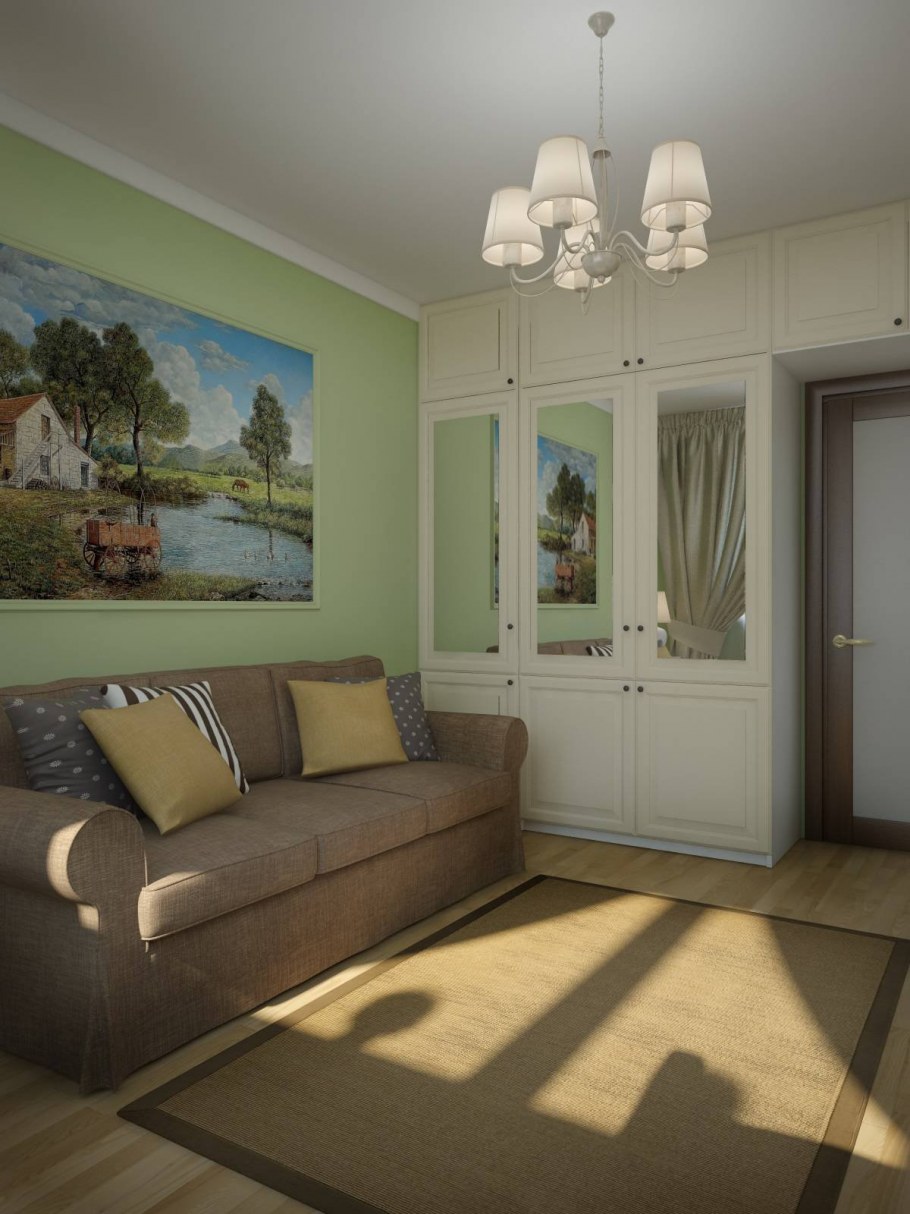 Интерьер типовой двухкомнатной квартиры