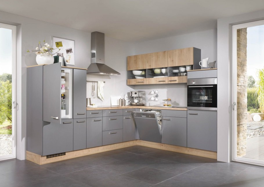 Nobilia кухни светло серые