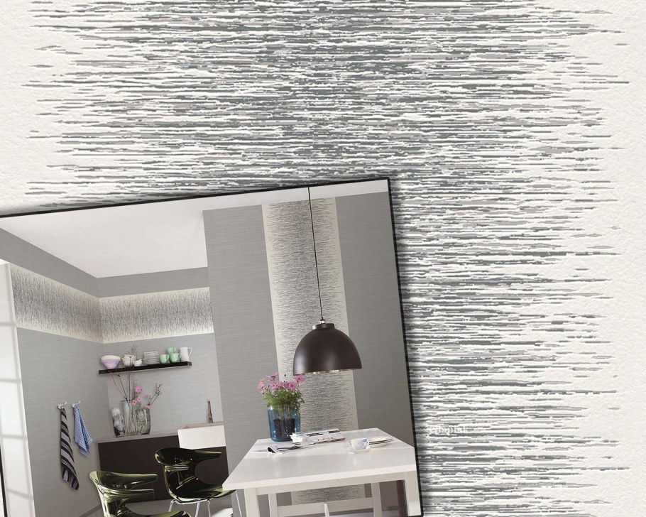 Обои под серебро