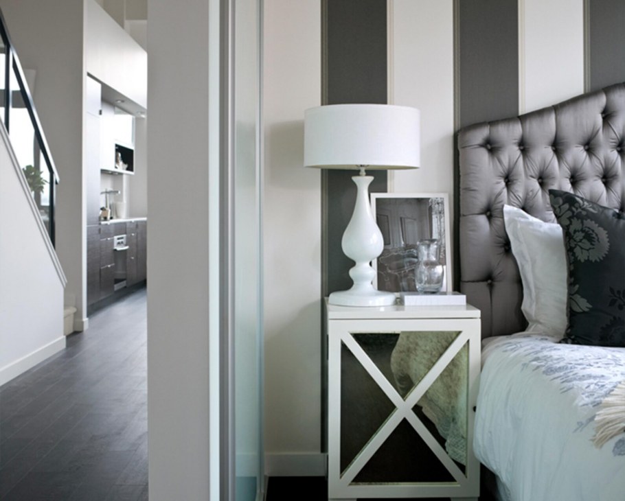 Полосатые спальни