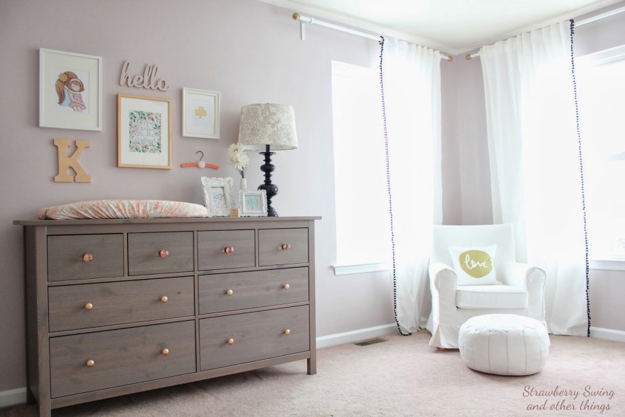 Икеа ХЕМНЭС комод серый