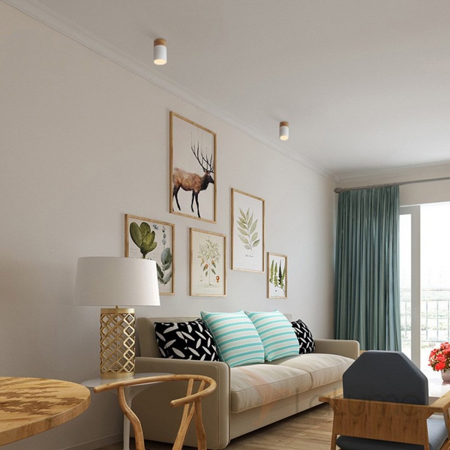 Спальня-гостиная в скандинавском стиле