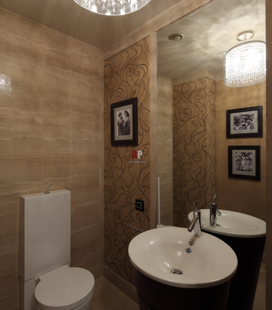 Гостевой туалет в частном доме