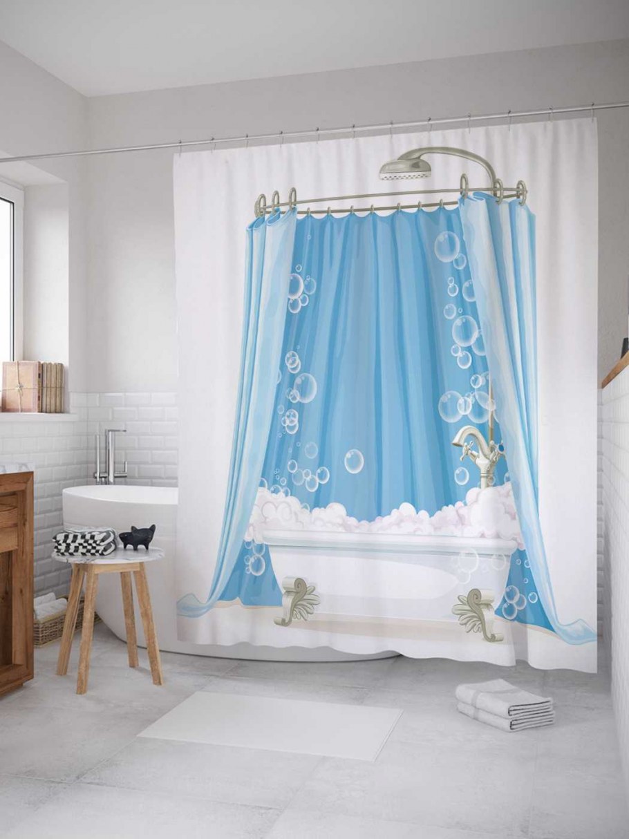 Шторки для ванной комнаты