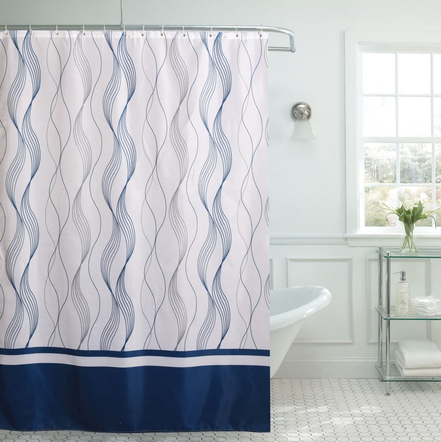 STUDIOTEX / штора для ванной комнаты Maze Silver 180x180