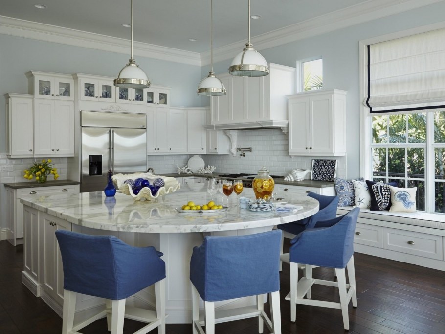 Кухня в морском стиле