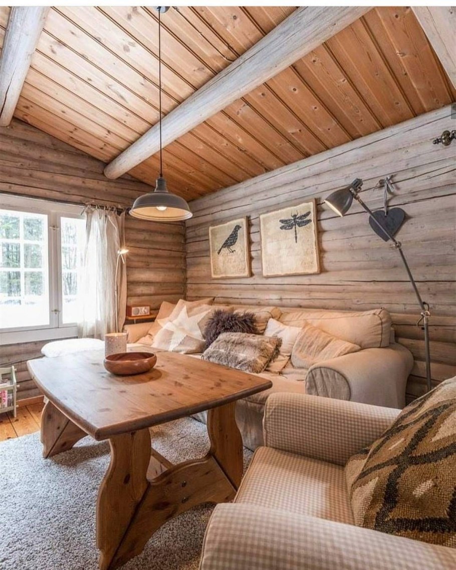 Интерьеры деревянных домов