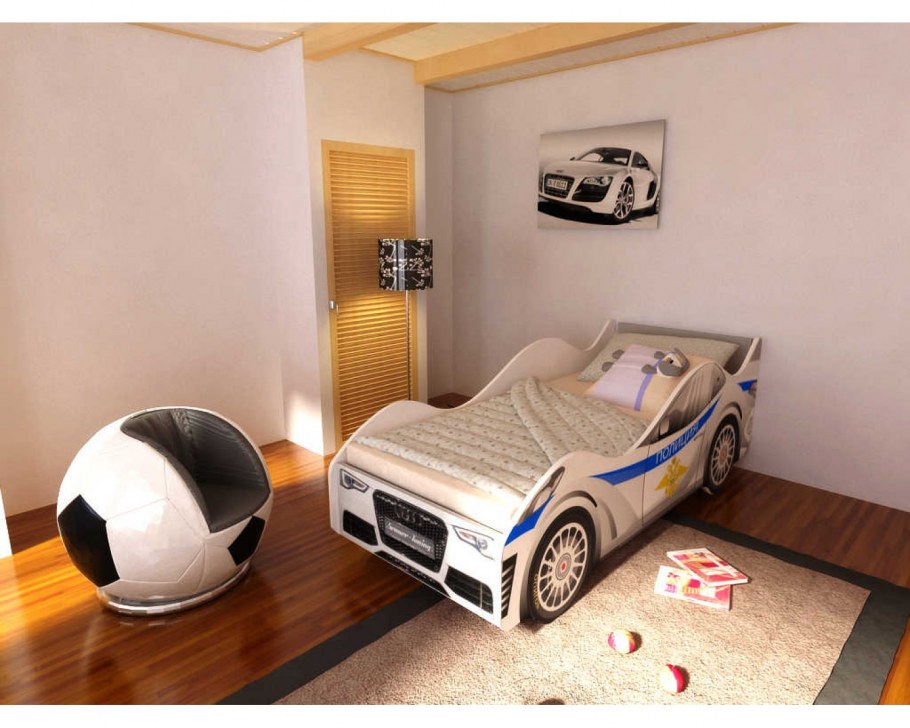 Кровать кр602 машинка Военная