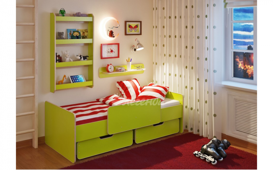 Детская кровать Легенда 14.1 белая