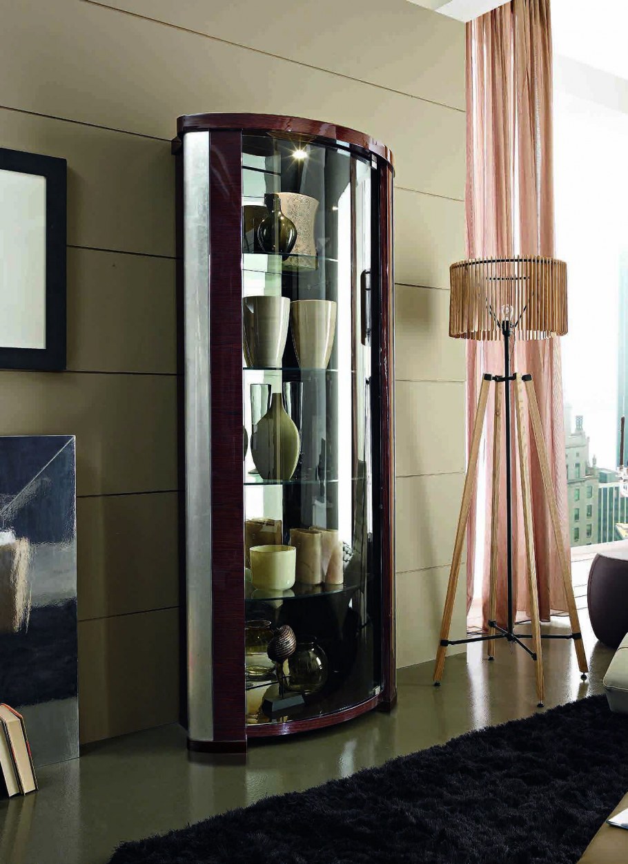 Современные витрины для гостиной