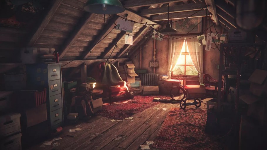 Уютная комната в деревенском доме