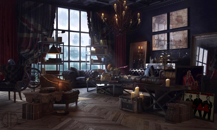 Стиль Steampunk в интерьере