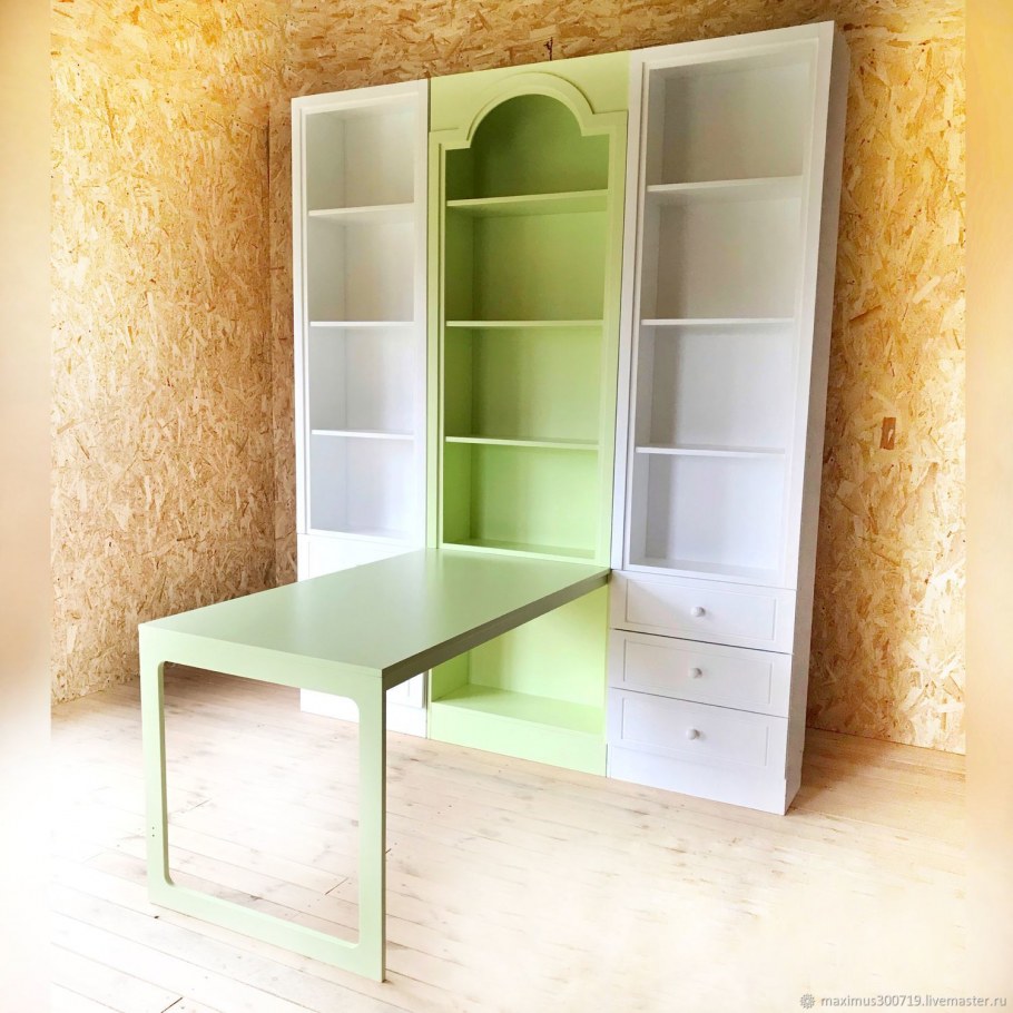 Стеллаж с откидным столом
