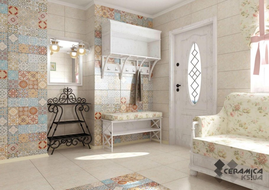 Серая кухня в стиле Прованс