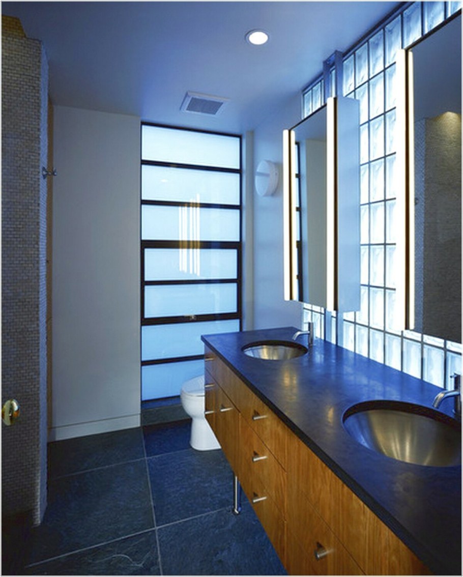 Стеклоблоки в стиле лофт