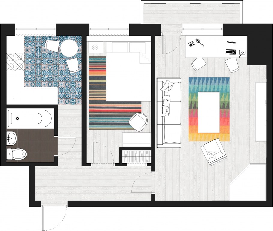 Квартира вид сверху