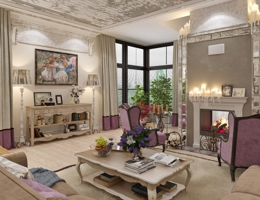 Shabby Chic стиль в интерьере