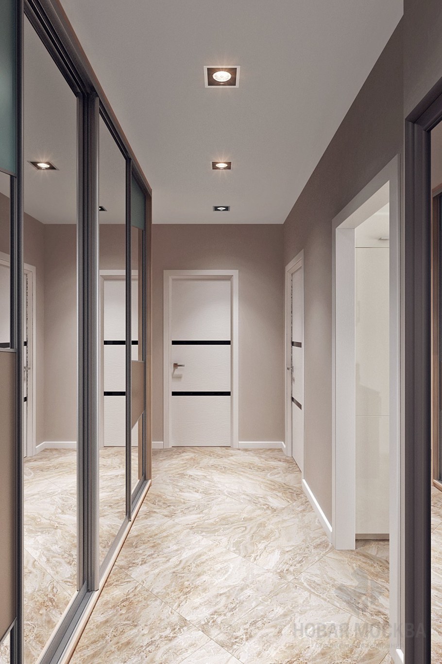 Проект двухкомнатной квартиры в Эталон Сити