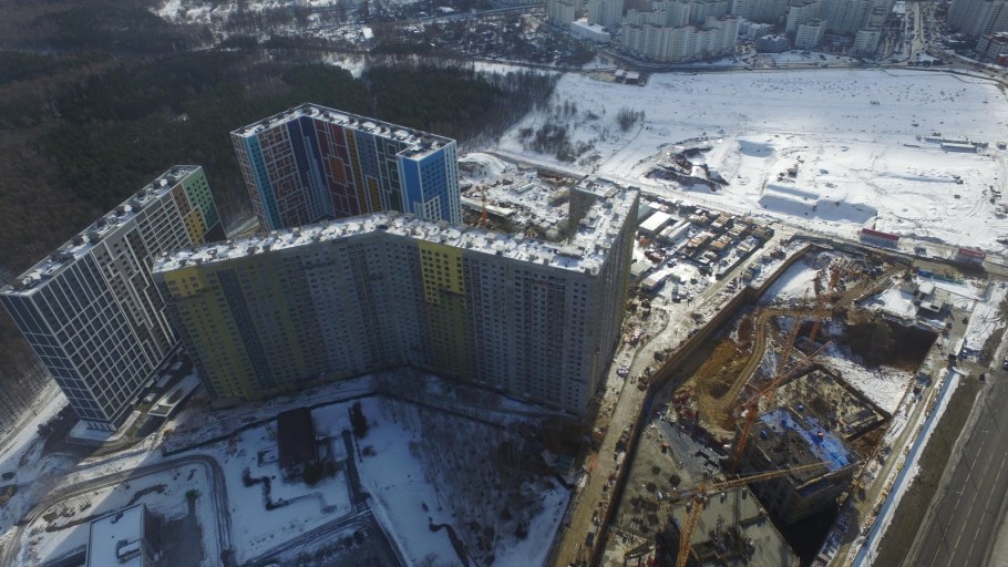 Аэросъемка ЖК Эталон-Сити 2021