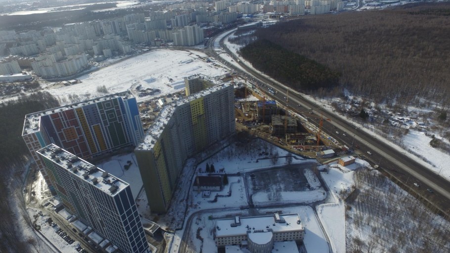 Аэросъемка ЖК Эталон-Сити 2021