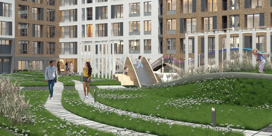 Ривьера парк Ижевск под солнцем