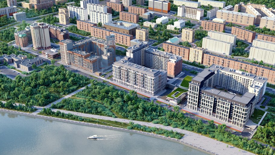 ЖК Ривьера парк Ижевск Максима Горького 163