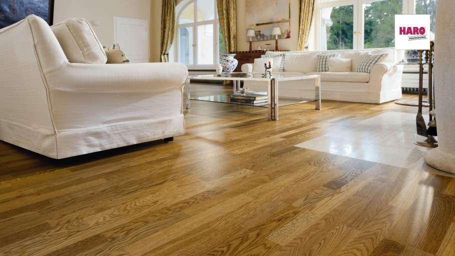 Паркетная доска Tarkett ясень Брэнди 1,307 кв.м 14 мм