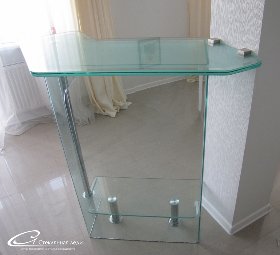 Стеклянная барная стойка